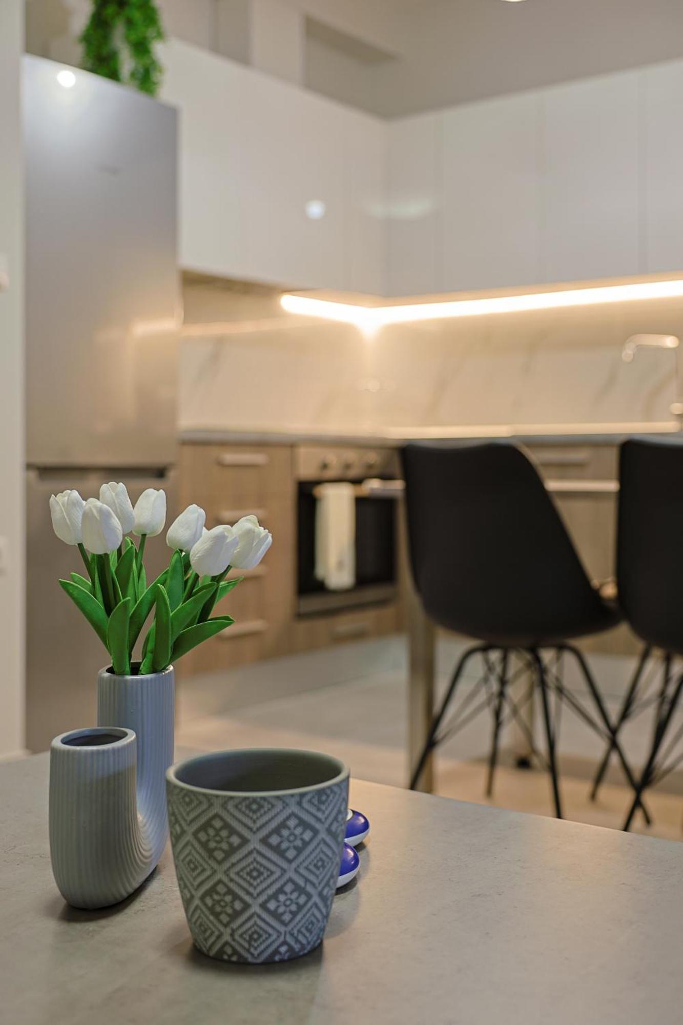 Zeta-Garden Oasis & Private Parking By Optimum Link Apartment Катерини Екстериор снимка